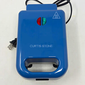 Curtis Stone Stuffed Sandwich Maker 10482CB Blue Non-Stick 550W 120V